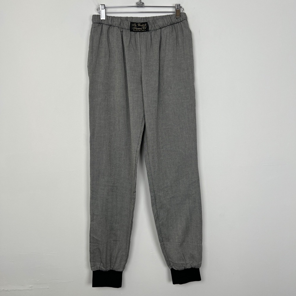 Vermont Flannel Co Jogger Pants Herringbone Sweatpants‎ Drawstring Unisex Size S